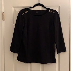 Ann Taylor Black Knit Top